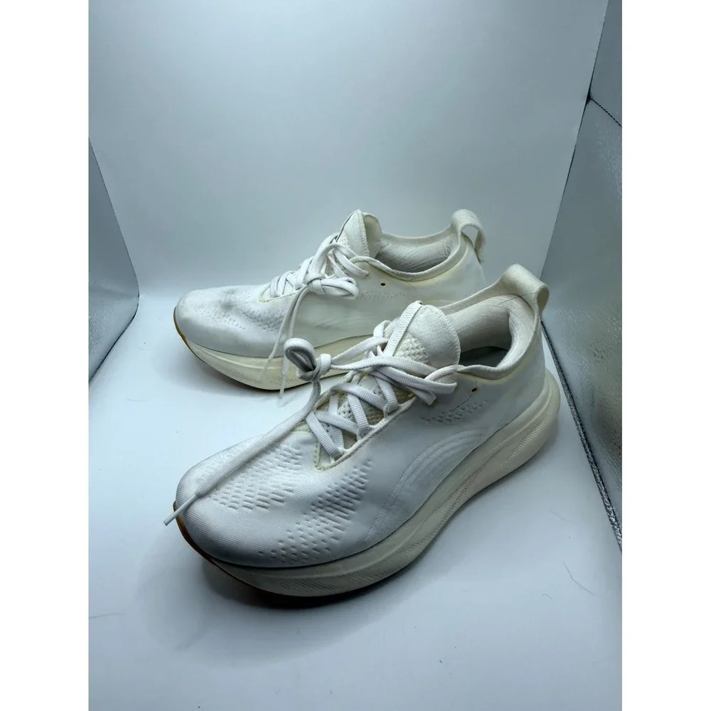 ASICS GEL-Nimbus 25 1012B356 Womens 7.5 Sneaker White Gum Knit Running Shoes